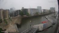 Archiv Foto Webcam Hamburg: HafenCity und Elbphilharmonie 13:00