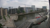 Archiv Foto Webcam Hamburg: HafenCity und Elbphilharmonie 17:00
