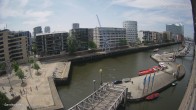 Archiv Foto Webcam Hamburg: HafenCity und Elbphilharmonie 12:00