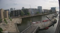 Archiv Foto Webcam Hamburg: HafenCity und Elbphilharmonie 18:00