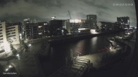 Archiv Foto Webcam Hamburg: HafenCity und Elbphilharmonie 23:00