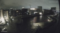 Archiv Foto Webcam Hamburg: HafenCity und Elbphilharmonie 01:00