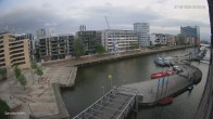 Archiv Foto Webcam Hamburg: HafenCity und Elbphilharmonie 19:00