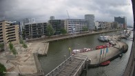 Archiv Foto Webcam Hamburg: HafenCity und Elbphilharmonie 17:00