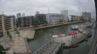 Archiv Foto Webcam Hamburg: HafenCity und Elbphilharmonie 19:00