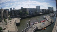 Archiv Foto Webcam Hamburg: HafenCity und Elbphilharmonie 13:00