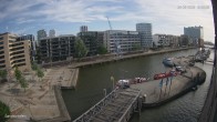 Archiv Foto Webcam Hamburg: HafenCity und Elbphilharmonie 17:00
