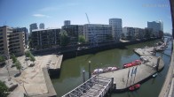 Archiv Foto Webcam Hamburg: HafenCity und Elbphilharmonie 13:00