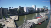 Archiv Foto Webcam Hamburg: HafenCity und Elbphilharmonie 09:00