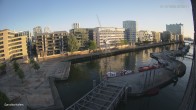 Archiv Foto Webcam Hamburg: HafenCity und Elbphilharmonie 19:00