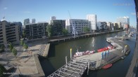 Archiv Foto Webcam Hamburg: HafenCity und Elbphilharmonie 08:00