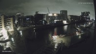 Archiv Foto Webcam Hamburg: HafenCity und Elbphilharmonie 23:00