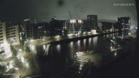 Archiv Foto Webcam Hamburg: HafenCity und Elbphilharmonie 23:00