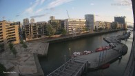Archiv Foto Webcam Hamburg: HafenCity und Elbphilharmonie 19:00