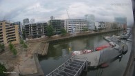 Archiv Foto Webcam Hamburg: HafenCity und Elbphilharmonie 19:00