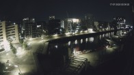 Archiv Foto Webcam Hamburg: HafenCity und Elbphilharmonie 23:00