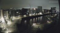 Archiv Foto Webcam Hamburg: HafenCity und Elbphilharmonie 23:00