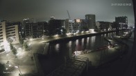 Archiv Foto Webcam Hamburg: HafenCity und Elbphilharmonie 01:00