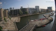 Archiv Foto Webcam Hamburg: HafenCity und Elbphilharmonie 17:00