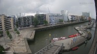 Archiv Foto Webcam Hamburg: HafenCity und Elbphilharmonie 13:00
