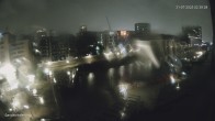 Archiv Foto Webcam Hamburg: HafenCity und Elbphilharmonie 01:00