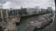 Archiv Foto Webcam Hamburg: HafenCity und Elbphilharmonie 13:00