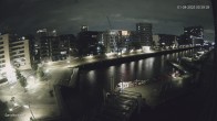 Archiv Foto Webcam Hamburg: HafenCity und Elbphilharmonie 23:00
