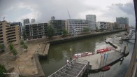 Archiv Foto Webcam Hamburg: HafenCity und Elbphilharmonie 13:00