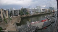 Archiv Foto Webcam Hamburg: HafenCity und Elbphilharmonie 17:00
