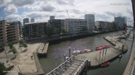 Archiv Foto Webcam Hamburg: HafenCity und Elbphilharmonie 13:00