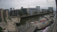 Archiv Foto Webcam Hamburg: HafenCity und Elbphilharmonie 15:00