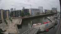 Archiv Foto Webcam Hamburg: HafenCity und Elbphilharmonie 17:00
