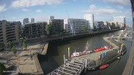 Archiv Foto Webcam Hamburg: HafenCity und Elbphilharmonie 07:00