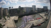 Archiv Foto Webcam Hamburg: HafenCity und Elbphilharmonie 13:00