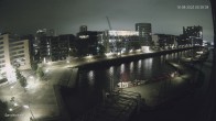 Archiv Foto Webcam Hamburg: HafenCity und Elbphilharmonie 23:00