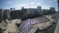 Archiv Foto Webcam Hamburg: HafenCity und Elbphilharmonie 13:00