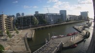 Archiv Foto Webcam Hamburg: HafenCity und Elbphilharmonie 17:00