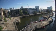 Archiv Foto Webcam Hamburg: HafenCity und Elbphilharmonie 18:00