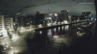 Archiv Foto Webcam Hamburg: HafenCity und Elbphilharmonie 23:00