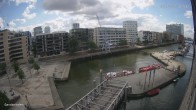 Archiv Foto Webcam Hamburg: HafenCity und Elbphilharmonie 13:00