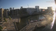 Archiv Foto Webcam Hamburg: HafenCity und Elbphilharmonie 17:00