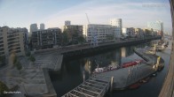 Archiv Foto Webcam Hamburg: HafenCity und Elbphilharmonie 08:00