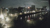 Archiv Foto Webcam Hamburg: HafenCity und Elbphilharmonie 23:00