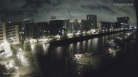 Archiv Foto Webcam Hamburg: HafenCity und Elbphilharmonie 01:00