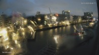 Archiv Foto Webcam Hamburg: HafenCity und Elbphilharmonie 01:00
