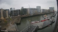 Archiv Foto Webcam Hamburg: HafenCity und Elbphilharmonie 13:00