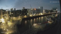 Archiv Foto Webcam Hamburg: HafenCity und Elbphilharmonie 05:00