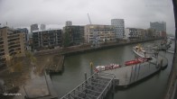 Archiv Foto Webcam Hamburg: HafenCity und Elbphilharmonie 08:00