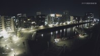 Archiv Foto Webcam Hamburg: HafenCity und Elbphilharmonie 23:00