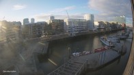 Archiv Foto Webcam Hamburg: HafenCity und Elbphilharmonie 08:00